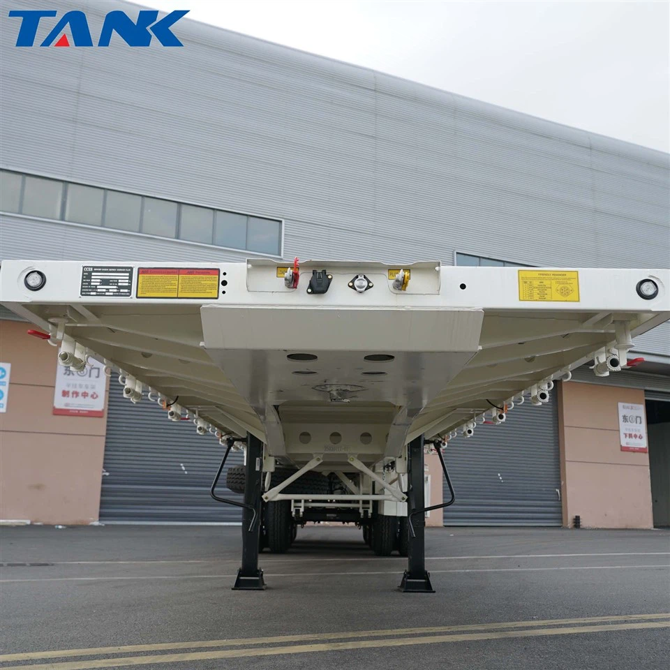 3 Axle 40ft Flatbed Semi-trailer high quality